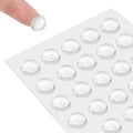 Silicone 160 Pcs Cabinet Door Bumpers Round, Self Adhesive Bumpers
